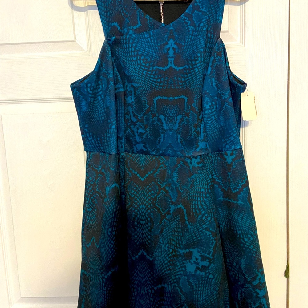 Snake print dress